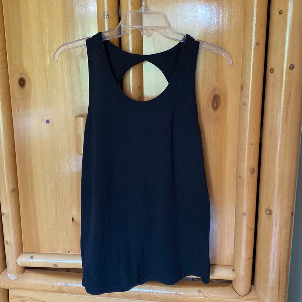 ZYIA Black Twist Tank